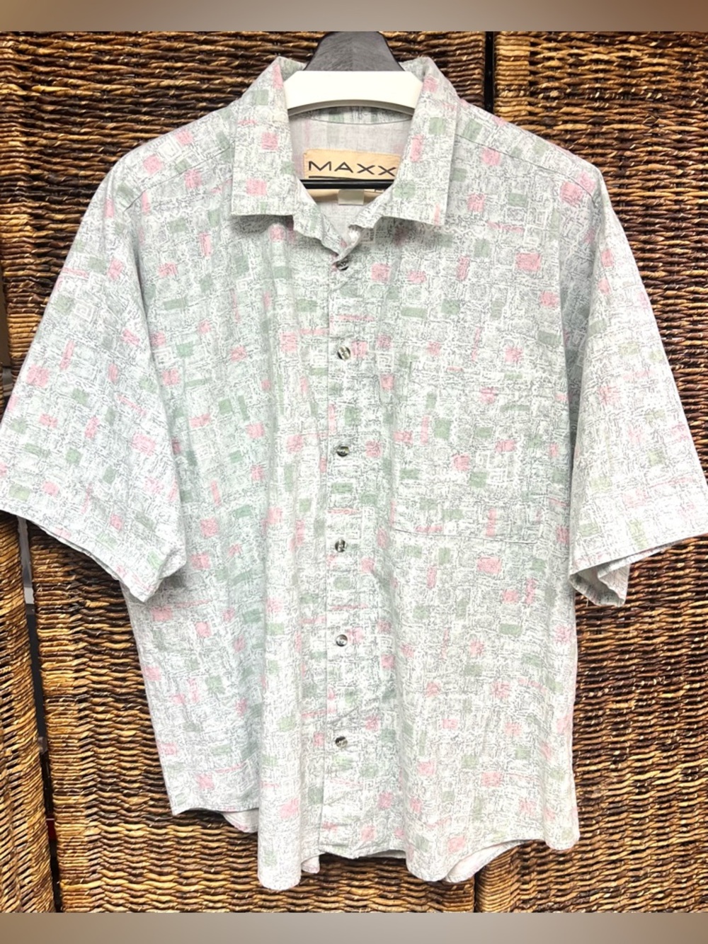 MAXX FM-‎ Vintage Mens XLarge button up w/ paper tag